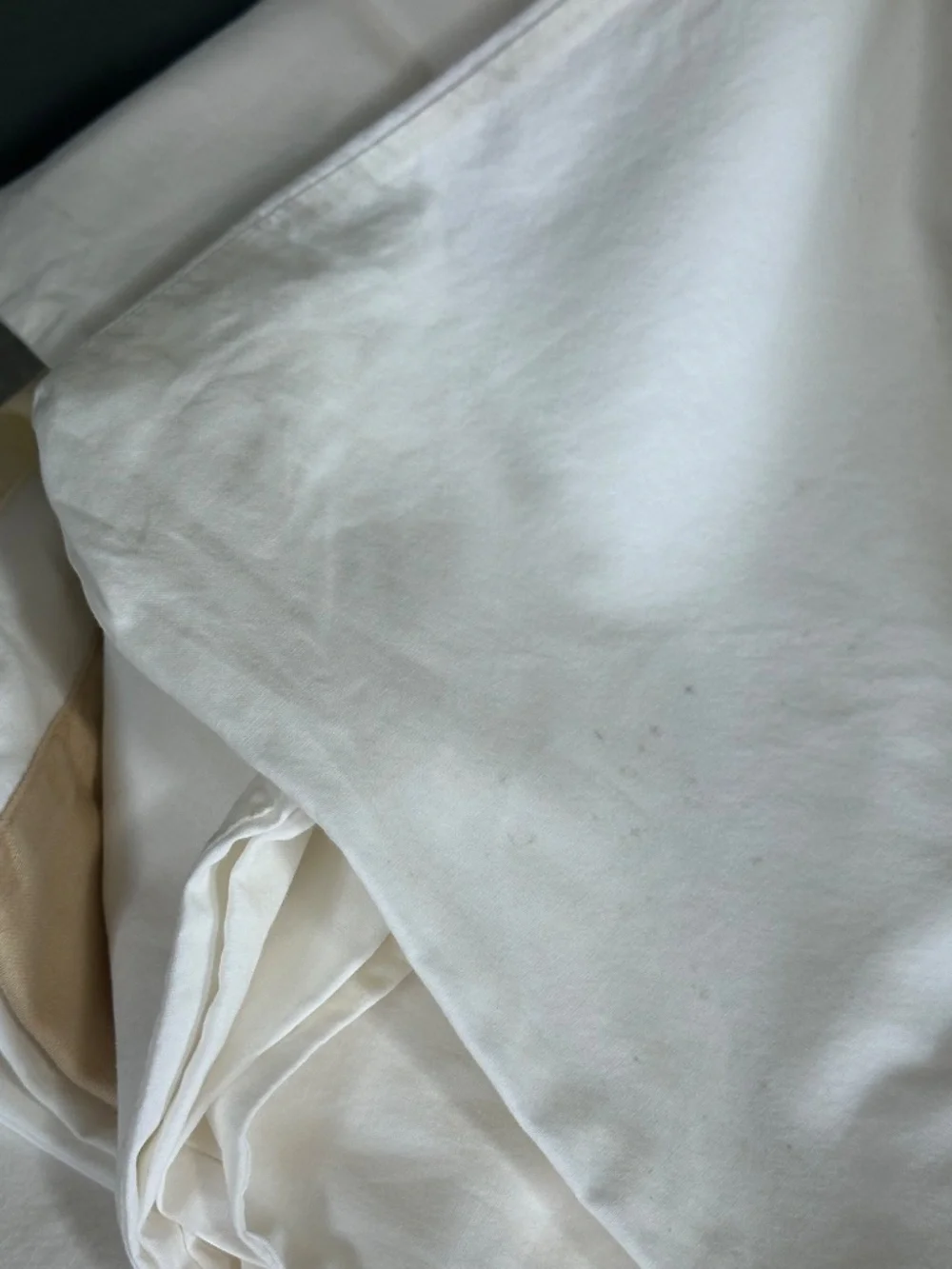 Restoration Hardware Italian Cotton King Duvet Cover-Double-Framed Border